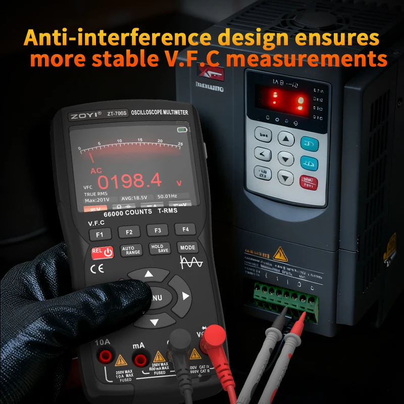 ZOYI ZT-706S 3-in-1 Automotive Oscilloscope Multimeter - Image 6