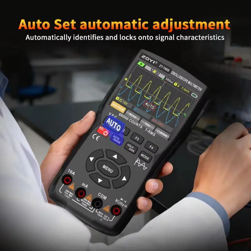 ZOYI ZT-706S 3-in-1 automotive oscilloscope multimeter